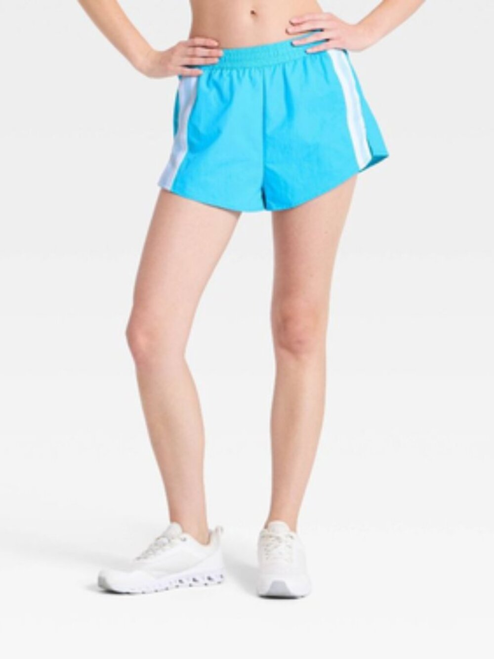 Women's Contrast Trim Woven Shorts - JoyLab Bright Blue M